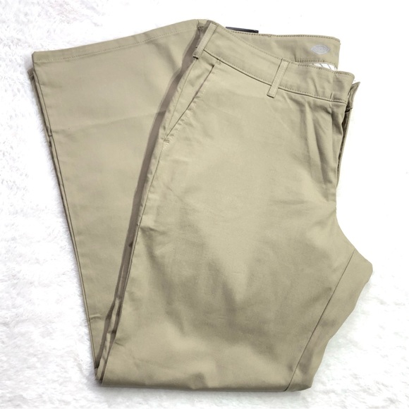 Dickies Slim Fit Boot Cut Twill Pants - Picture 2 of 10